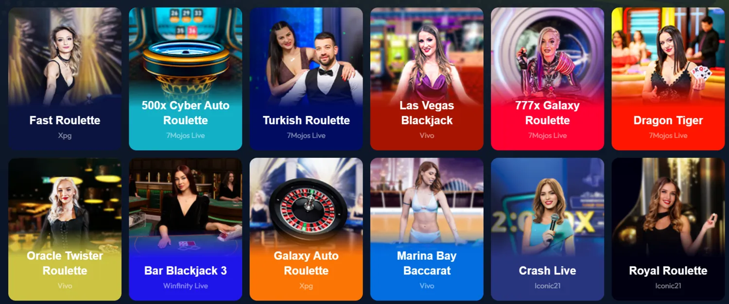 Winzter Casino Live-Spiele