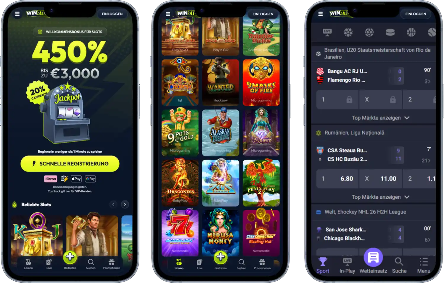 Winzter Casino Mobil